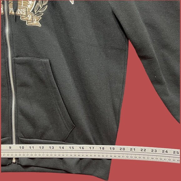 Rue 21 - Men's Long Sleeve Hooded Sweatshirt - Black - Large - Picture 5 of 14